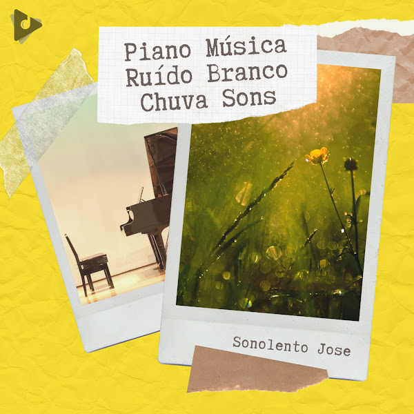 Piano Música Ruído Branco Chuva Sons